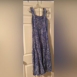 Vince Camuto Blue Paisley Maxi dress